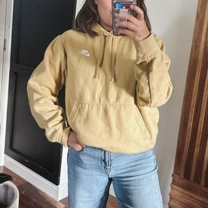 Nike Women's Yellow Hoodie Sweatshirt